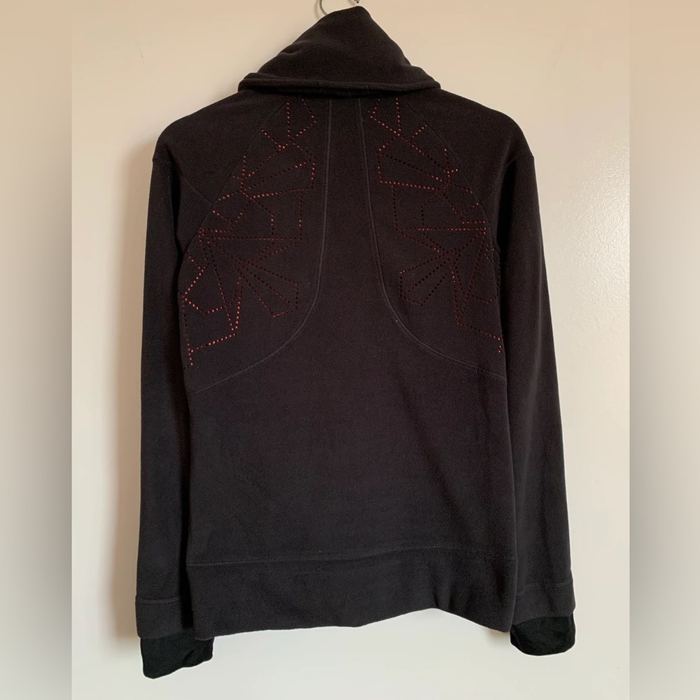 BLACK ADIDAS CLIMAWARM FLEECE JACKET